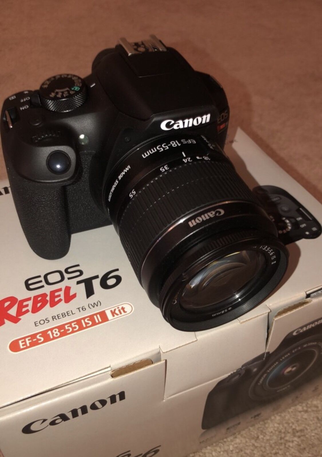 Canon Rebel T6 with bag