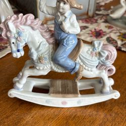 Girl on Rocking Horse 