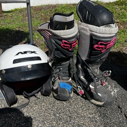 Women’s Fox  Motorcycle Boots Size 8