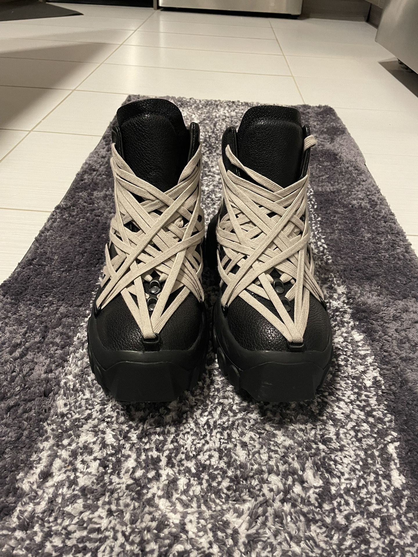 Rick Owens Megalace Tractor Boots for Sale in Boca Raton, FL - OfferUp