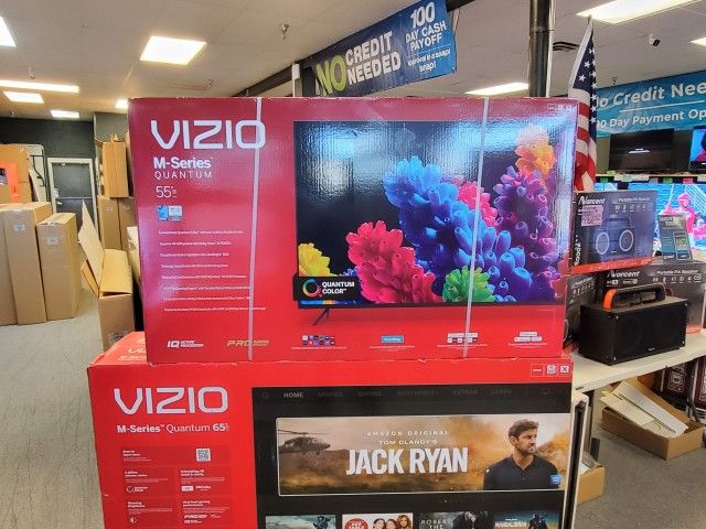 VIZIO 55 INCH QLED M SERIES TV'S IN STOCK VOICE SEARCH BLUETOOTH IN STOCK W/WARRANTY - PAYMENT OPTIONS
