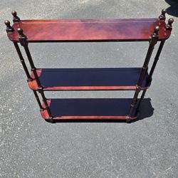 Vintage Mahogany Wood Shelf