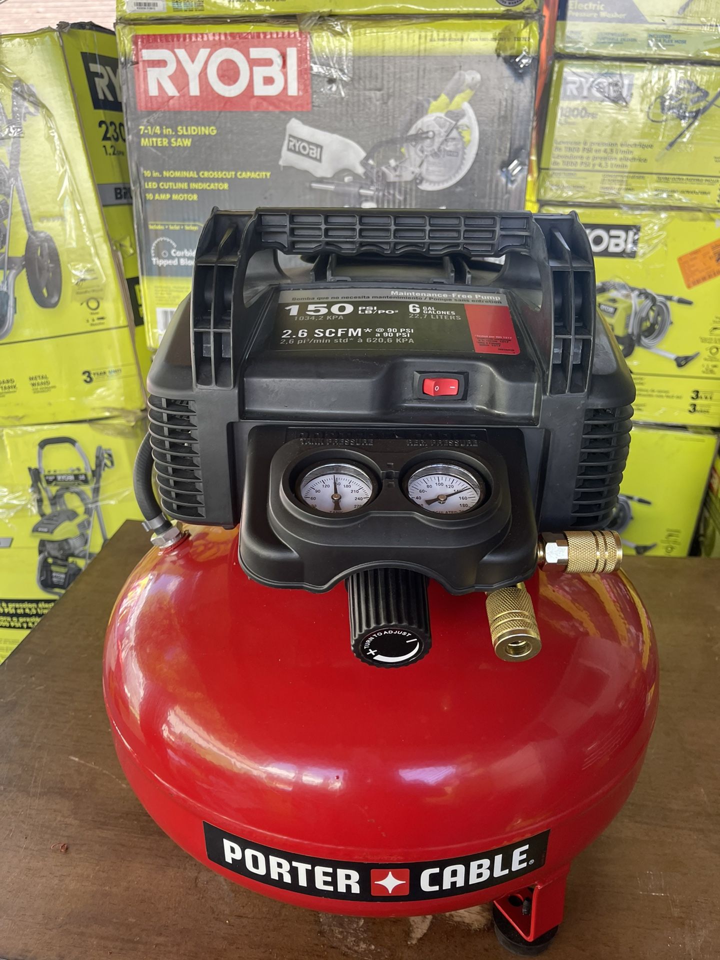 Porter Cable 150 PSI Portable Electric Air Compressor