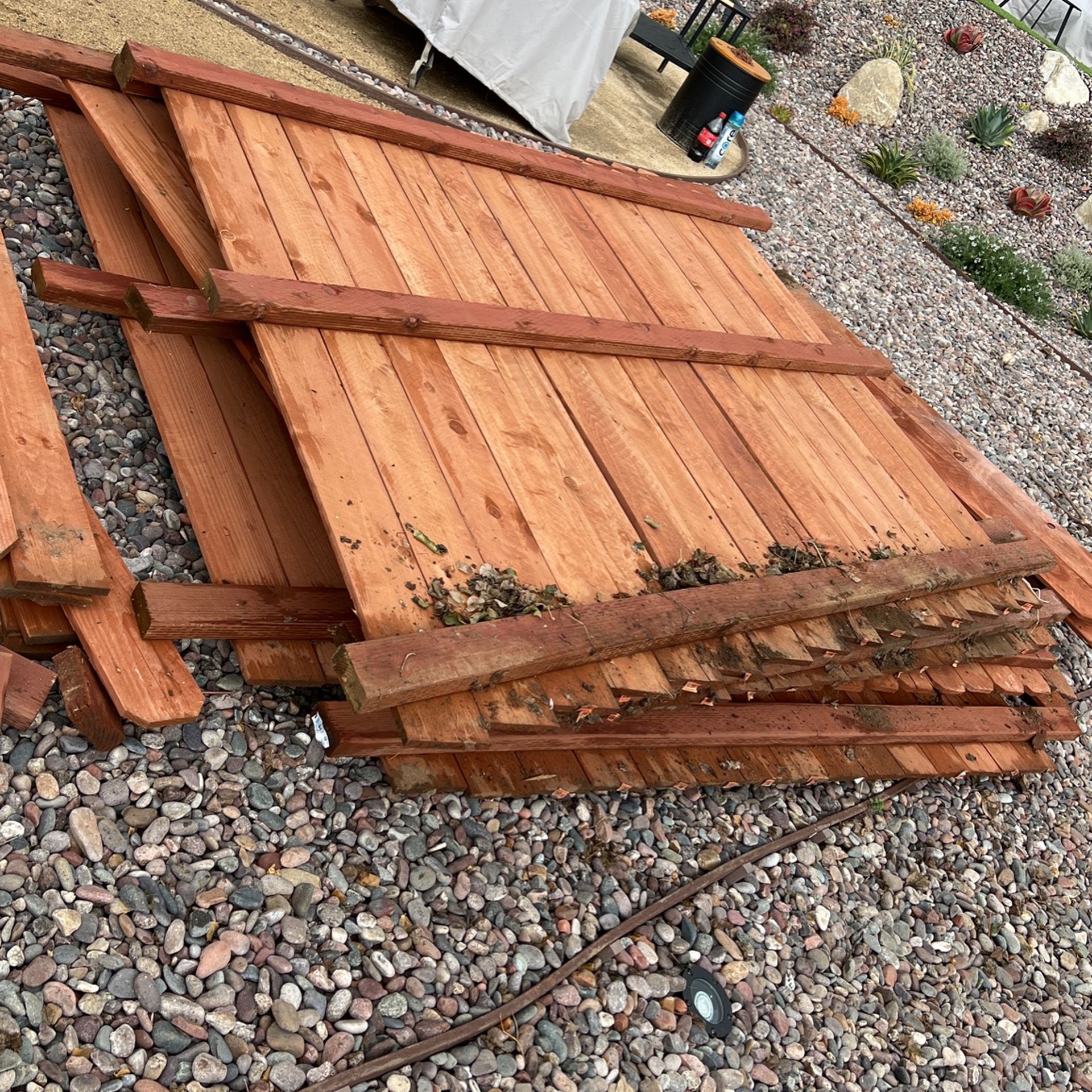 Used Wood Fence Panels