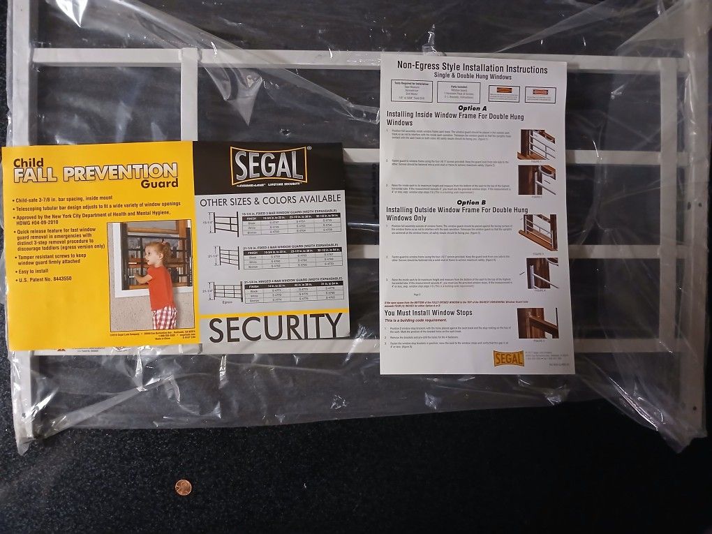 Segal Child Fall Provention Guard (2pcs)
