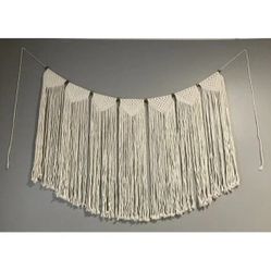 New Large Macrame Wall Hanging Boho Tapestry Woven Bohemian Above Bed Wall Decor
