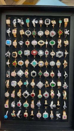 Lot of 100+ Vintage Boho Brass Rings - Wholesale Bulk Deal (LA)