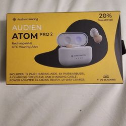 Audien Atom Pro 2 OTC Hearing Aids