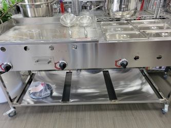 36" Griddle With 2 Steam Table 