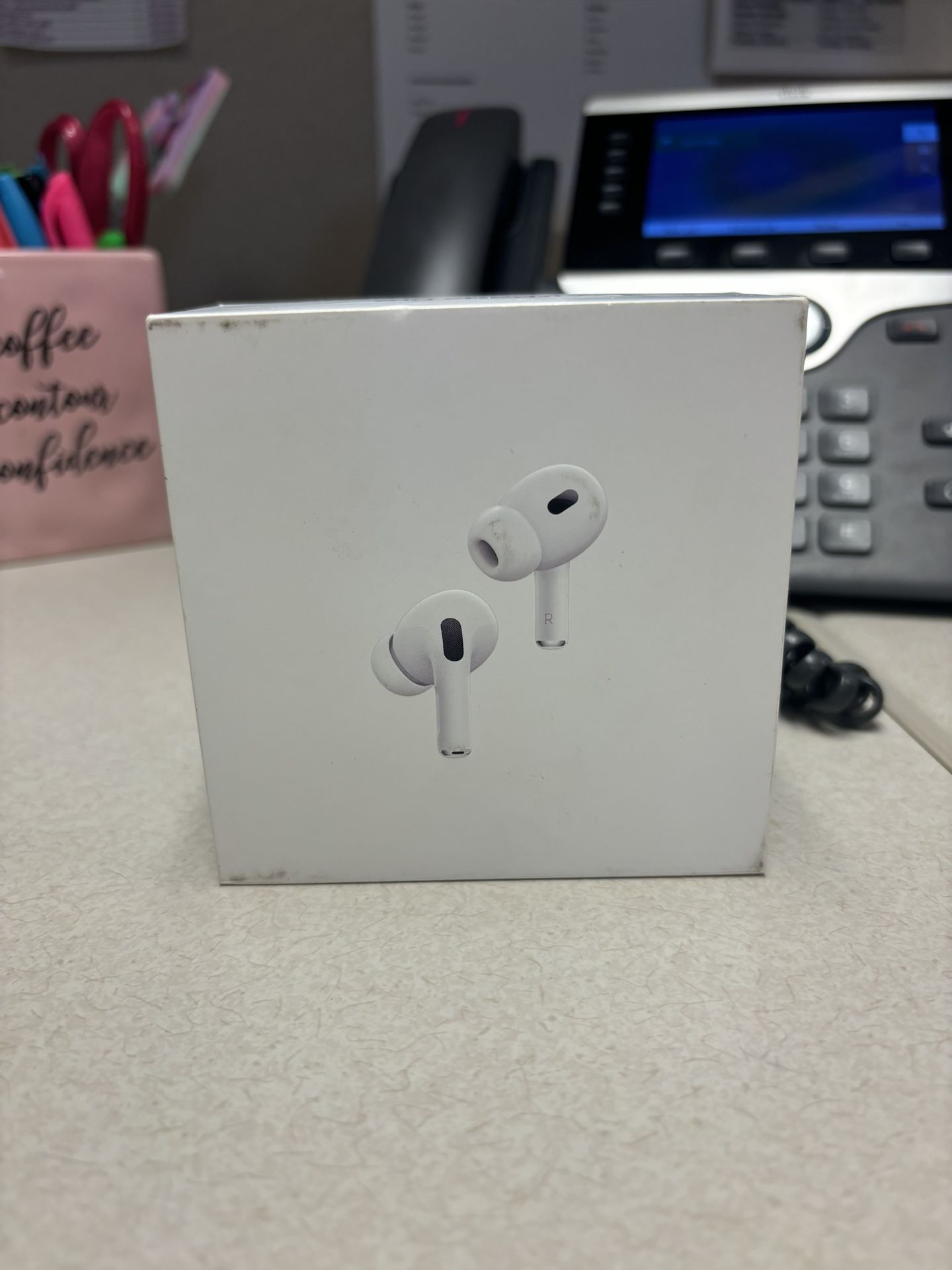 Apple AirPods Pro 2 Wireless Earbuds, Bluetooth Headphones, Active Noise Cancellation,+ Apple Care +