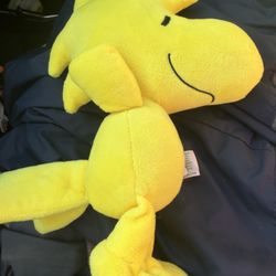Peanuts Original Woodstock Bird Plush 12" Tall Yellow
