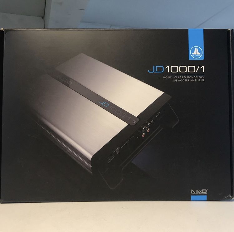 JL Audio 1,000 Watts Bass Amplifier Jd1000/1 Brand New