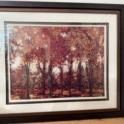 " Bordeaux Trees " Framed Print