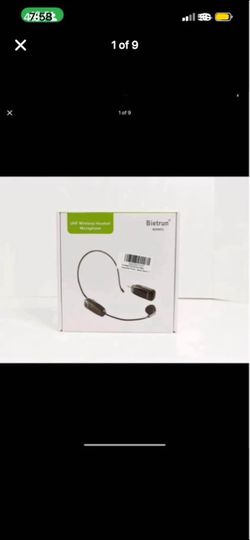 Bietrun UHF Wireless Headset Microphone (Buy one get one free )