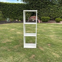 Book Shelf White 3 Cube Decorative