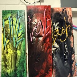 Live, Love, Laugh Paintings Set 