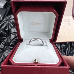 Platinum Cartier Band Size 10
