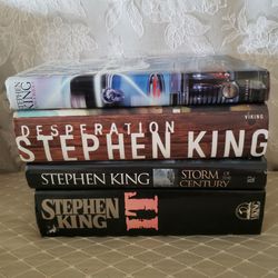 Stephen King Books. IT,  From a Buick 8,
 Desperation, Storm Of The Century 