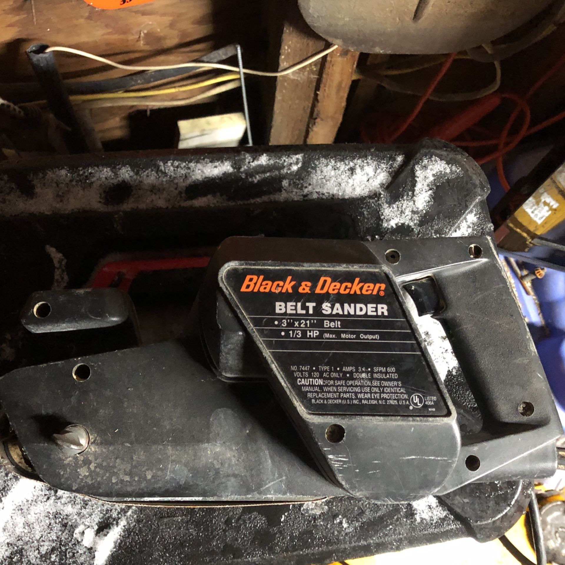 Black And Decker Brand Belt Sander 
