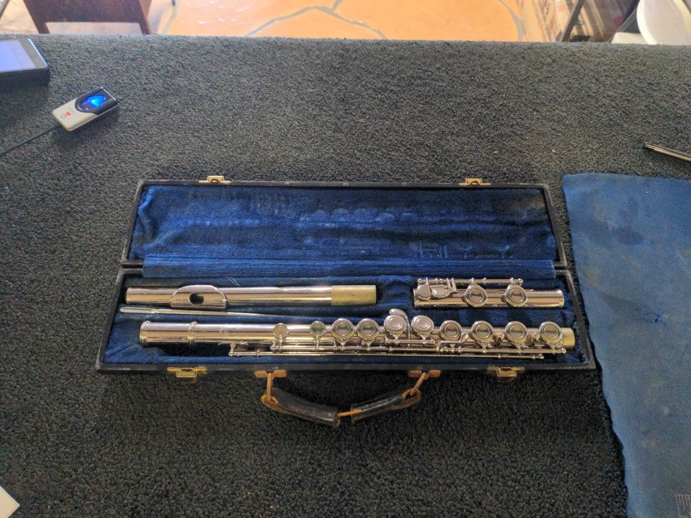 E.L. Deford Brass Flute