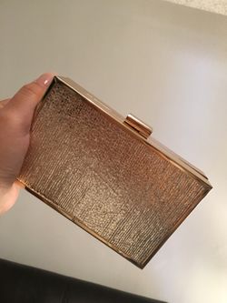 Gold clutch