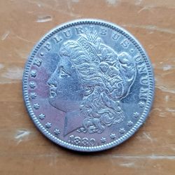 1880 O Morgan Silver Dollar 
