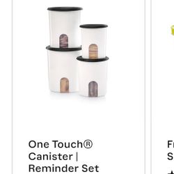 Tupperware One Touch Canister