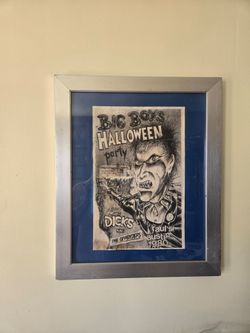 Big Boys 1980 rauls texas framed punk poster