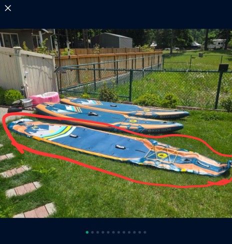 Large 2 Person Inflatable SUPYAK PaddleBoard, Body Glove X2 13.6ft, Sports & Fitness / Beach / Water Sports / Paddle Boards, Surfboards & Kayaks / Pad