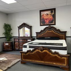 4PC King Bedroom Set 