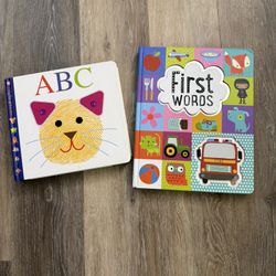 Set Of 2 Toddler/Baby Boardbooks
