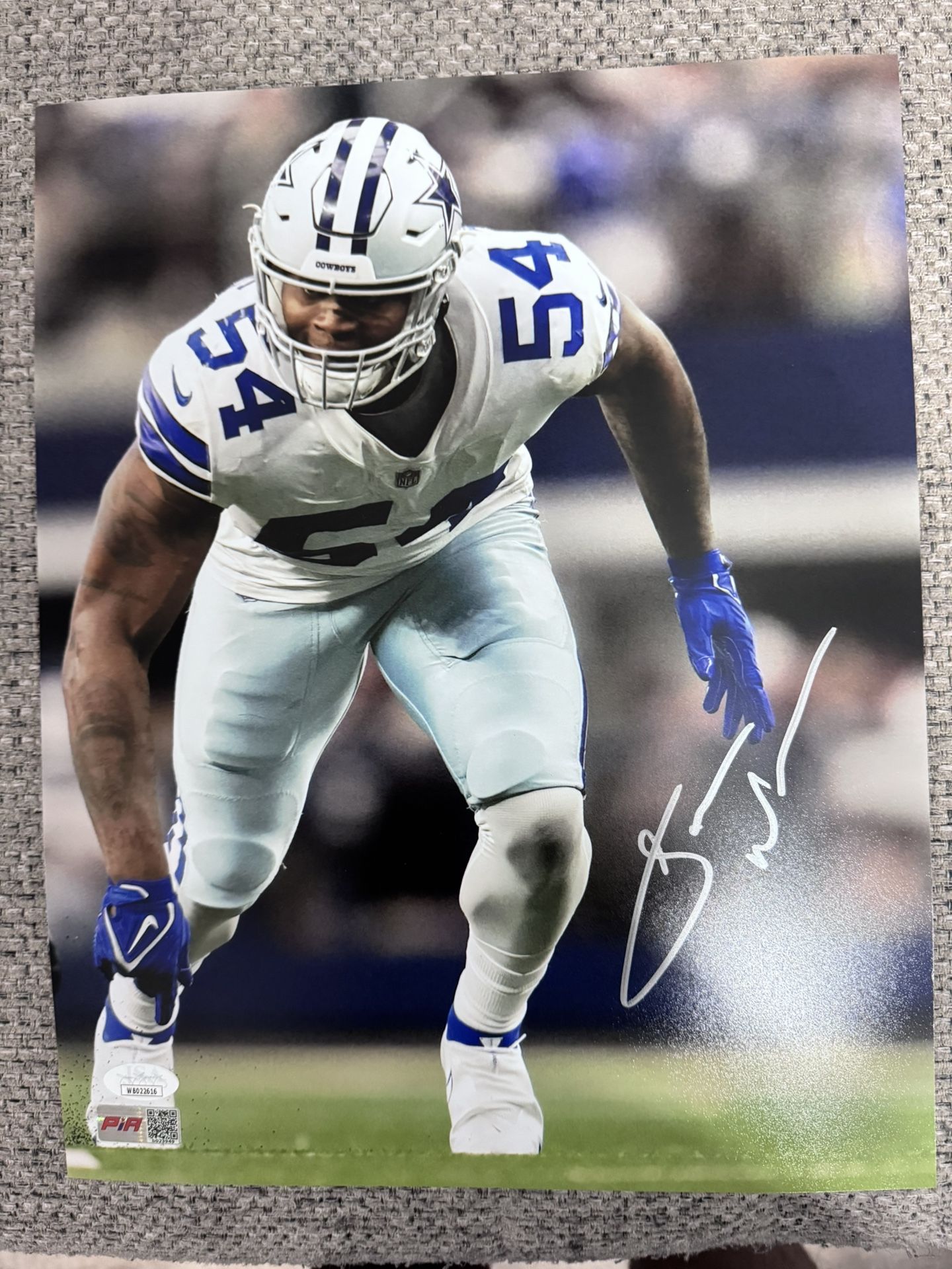 Sam Williams Signed Autograph 11x14 Photo - JSA Coa Sticker Only - Dallas Cowboys