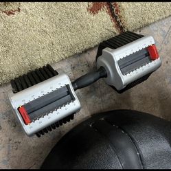 Adjustable dumbbell weight