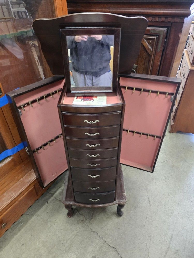 Heirloom Cherry Jewelry Armoire