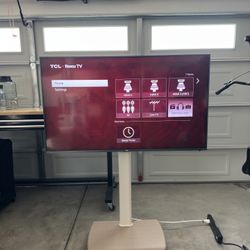 55” TCL tv w/Stand
