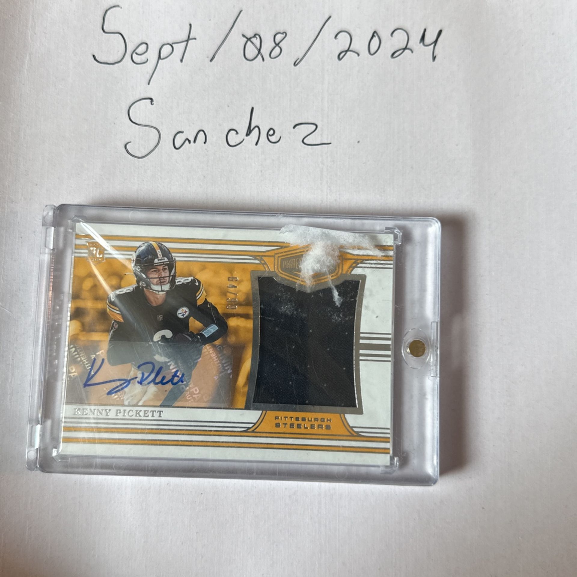 Kenny Picket RPA Football Card