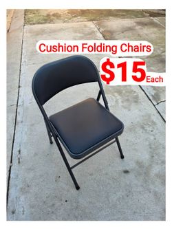 Folding Chairs heavy duty with Padded Seats & Sturdy Metal Frame, Portable Foldable Commercial/Residential for Indoor/Outdoor Use, Home, Office, Party