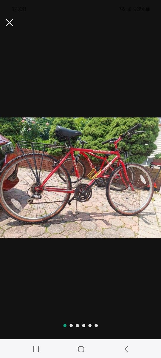 Red Mountain Bike 19" Frame - 26" Wheels ,