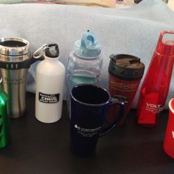Travel Coffee & Water Thermos - $2.00 Each