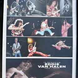 For Sale Wall Plaque Collage Of Eddie Van Halen
