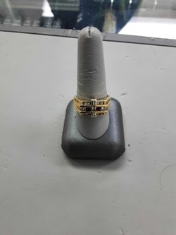 Yellow Gold 14k (.585) 8.7 grams Size 9