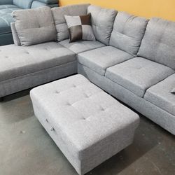 Sectional and Ottoman SALE Only $499! 🔥
