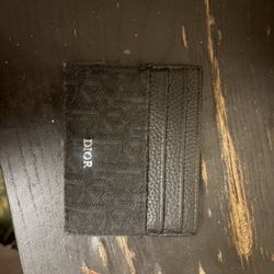 Dior Card Holder Black