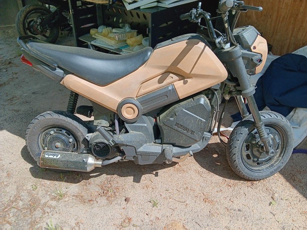 Navi, Motorcycle, Brown/black