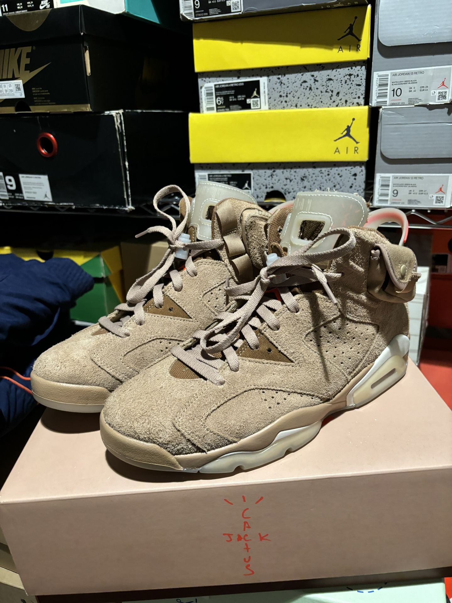 Travis Scott Khaki Size 10