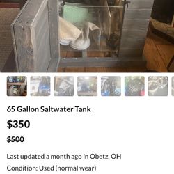 Salt Water Tank 