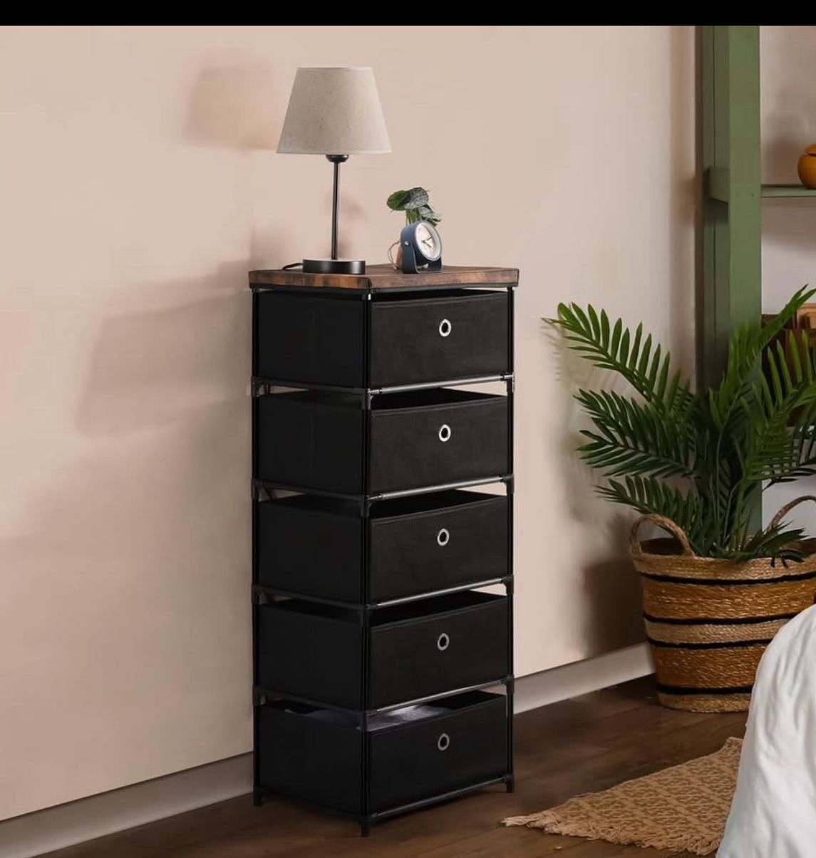 Portable Dresser 5 Drawers