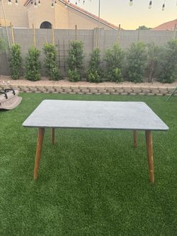 Cement Patio Table