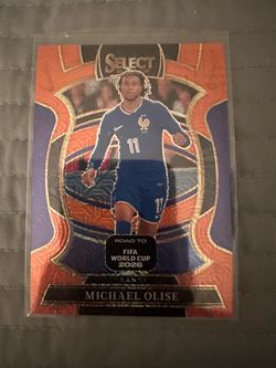 2026 Select Road to FIFA WC - Michael Olise - Orange Mojo /825 fifa prizm World Cup