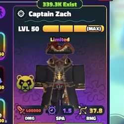 SpongeBob Tower Defense- LIMITED “Captain Zach”